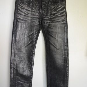 Dior Homme 'Luster' Waxed Clawmark Jeans